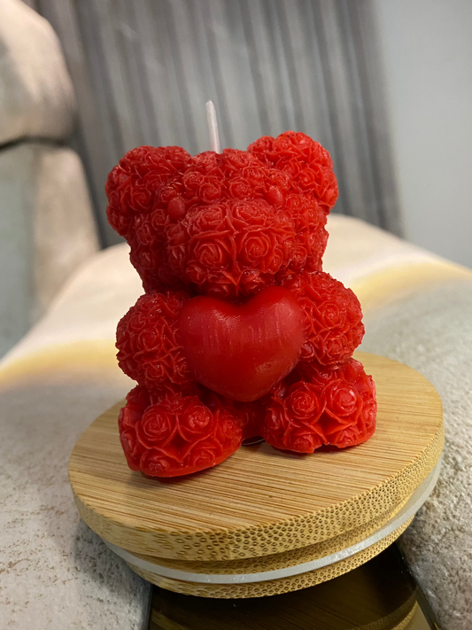 Vela Oso De Rosas