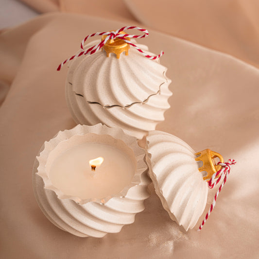 BOLA DE NAVIDAD RECIPIENTE