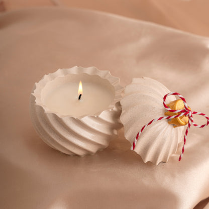 BOLA DE NAVIDAD RECIPIENTE